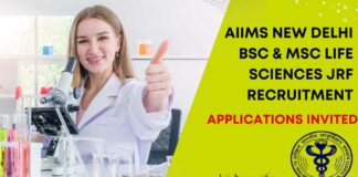 AIIMS Delhi BSc Job Opening