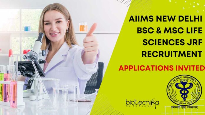 AIIMS Delhi BSc Job Opening