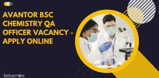Avantor MSc Biotech Job