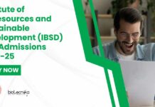 IBSD PhD Admissions 2024-25