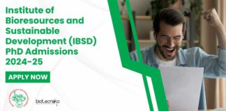IBSD PhD Admissions 2024-25