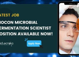 Biocon Microbial Fermentation Scientist
