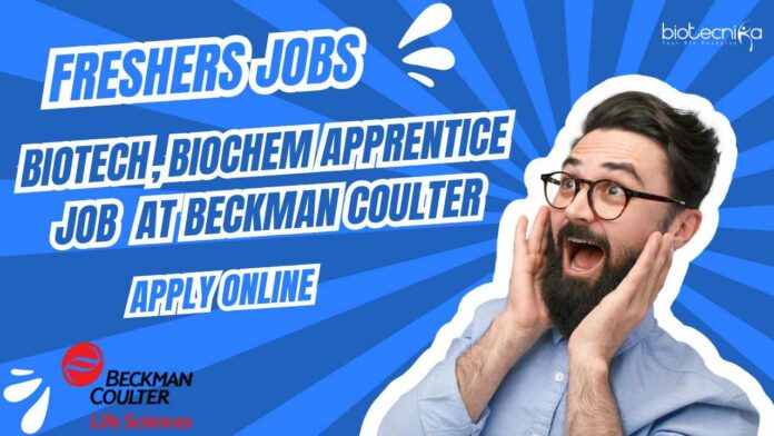 Freshers Biotech Job Vacancies