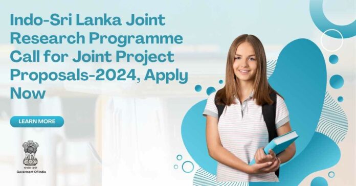 Indo-Sri Lanka Joint Research Programme Call