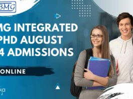 NIBMG Integrated MS-PhD Admissions August 2024