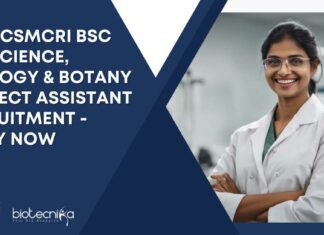 CSIR-CSMCRI BSc Life Science