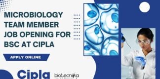 Microbiology Team Member Job Opening