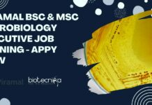 Piramal Microbiology Executive Job