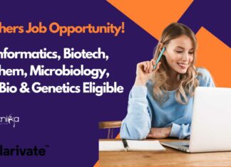 Freshers Bioinformatics Job Opening