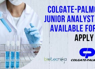 Colgate-Palmolive Junior Analyst Role Available For MSc - Apply Now!