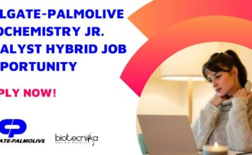 Colgate-Palmolive Biochemistry Vacancy