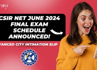 CSIR NET June 2024 Exam Dates