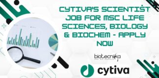 Cytiva Life Science Scientist Job