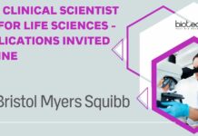 BMS Clinical Scientist Job For Life Sciences - Applications Invited Online