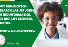 Seri-Biotech Research Lab JRF Jobs