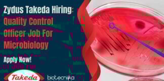 Zydus Takeda Hiring