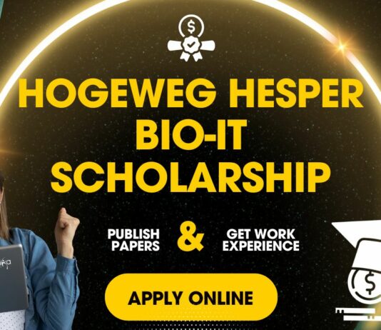 Hogeweg Hesper BIO-IT Scholarship