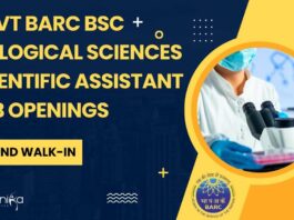 Govt BARC BSc Biological Sciences