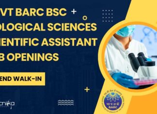 Govt BARC BSc Biological Sciences