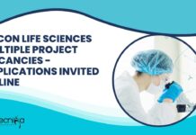 SACON Life Sciences Multiple Project Vacancies