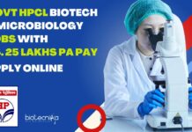 Govt HPCL Biotech Microbiology Jobs
