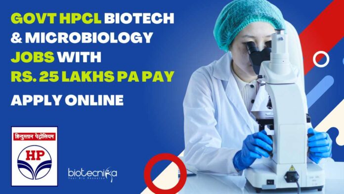 Govt HPCL Biotech Microbiology Jobs