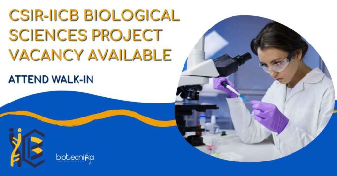 CSIR-IICB Biological Sciences Project