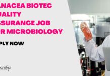 Panacea Biotec QA Job For Microbiology