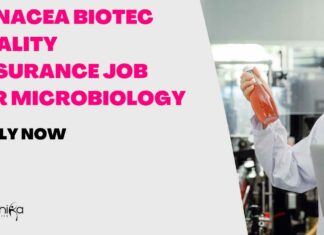 Panacea Biotec QA Job For Microbiology