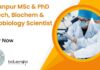 IIT Kanpur MSc & PhD Biotech, Biochem & Microbiology Scientist Job – Apply Now IIT Kanpur PhD Biotech