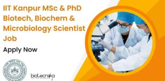 IIT Kanpur PhD Biotech