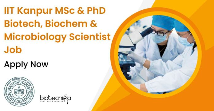 IIT Kanpur PhD Biotech