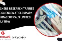 Freshers Research Trainee Life Sciences