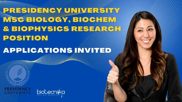 Presidency University MSc Biology