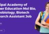 Manipal Academy of Higher Education Mol Bio, Microbiology, Biotech Research Assistant Job Manipal Academy of Higher Education