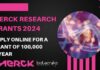 Merck Research Grants 2024 – Apply Online For Grant of 100,000 €/year Merck Research Grants 2024