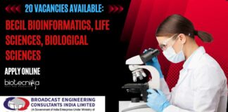 BECIL Life Sciences Vacancies Available