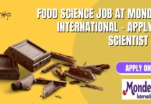 Food Science Job at Mondelēz International