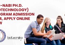 RCB-NABI PhD Admission 2024
