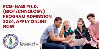 RCB-NABI PhD Admission 2024