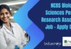 NCBS Biological Sciences Postdoc
