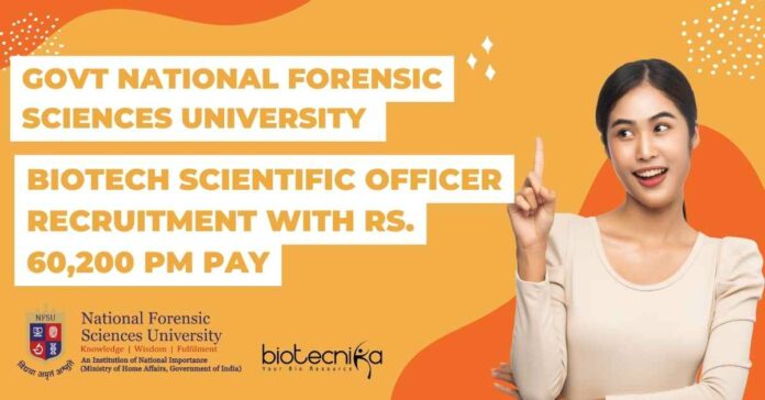 Govt Biotech Jobs With Rs. 60,200 pm Pay - Apply Online