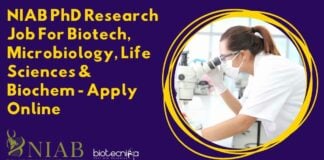 NIAB PhD Research Job