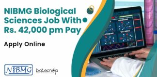 NIBMG Biological Sciences Job