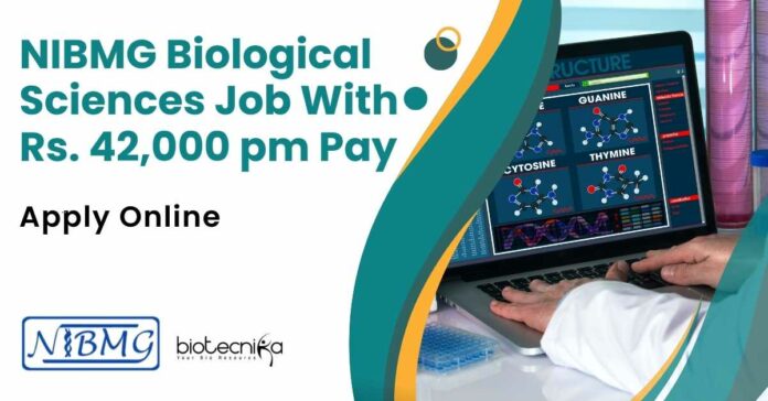 NIBMG Biological Sciences Job