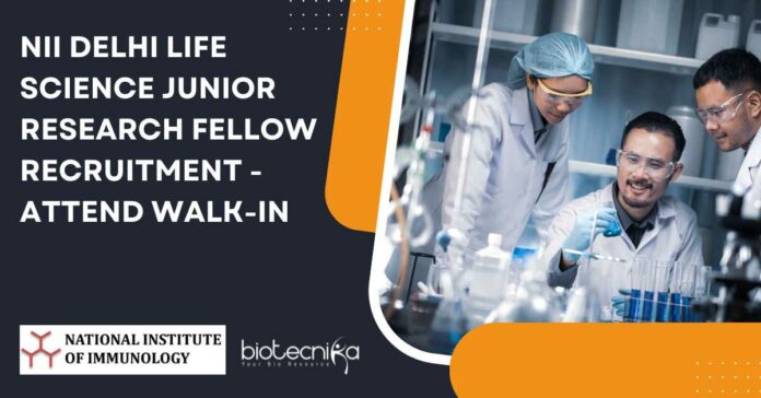 NII Delhi JRF Life Science