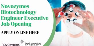 Novozymes Biotechnology Engineer Executive