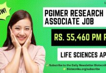 PGIMER Chandigarh Research Job