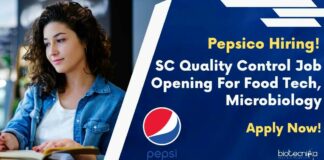 PepsiCo SC Quality Control Job