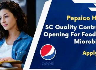 PepsiCo SC Quality Control Job